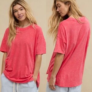 Oversized Crewneck Boyfriend T Shirt